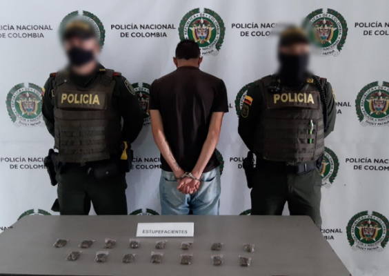 En dos casos aislados fueron capturados dos hombres por tráfico de estupefacientes