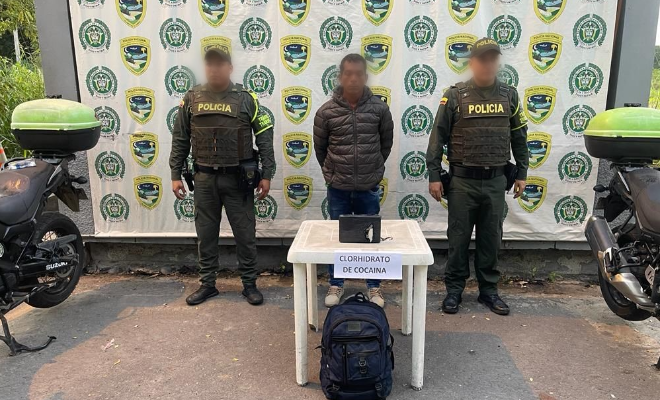 Capturado por porte de estupefacientes 