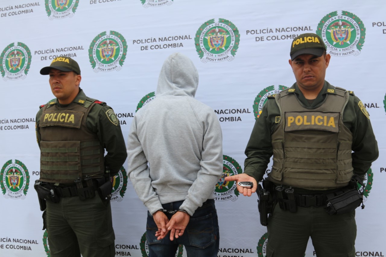 Capturado en flagrancia