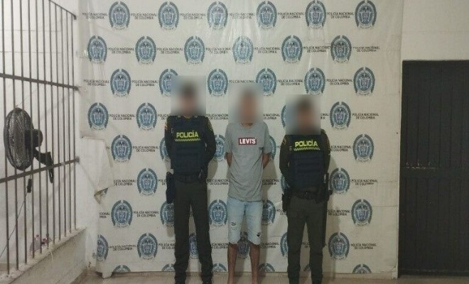 Capturado en flagrancia por el delito violencia intrafamiliar