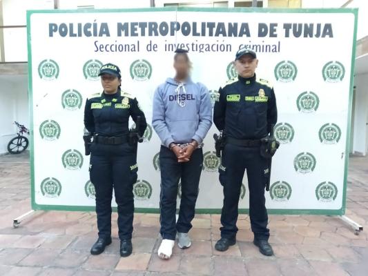 Capturado en Tunja alias "Flash", delincuente extranjero requerido por INTERPOL