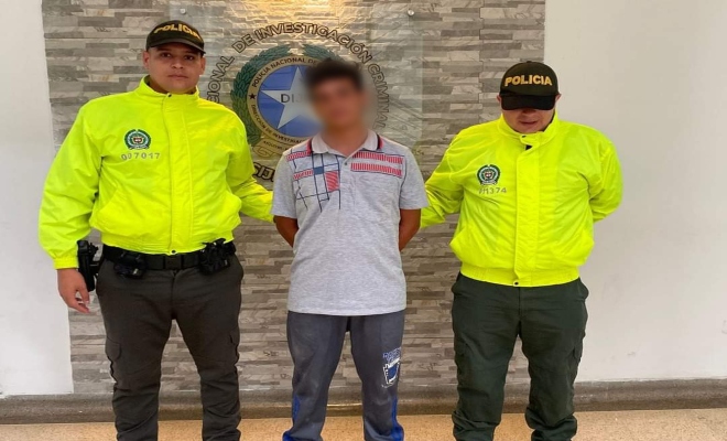 La Seccional de Investigan Criminal logra la captura de un ciudadano, quien es el presunto responsable de los hechos ocurridos el pasado 06 de enero del 2024