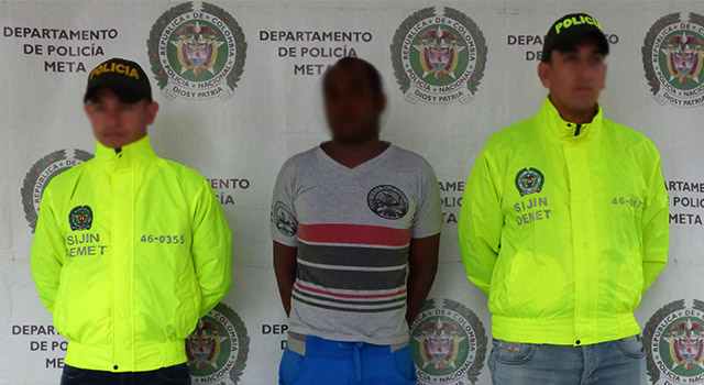 Capturado ‘morocho’-presunto agresor de una mujer y su hijo-policía-meta