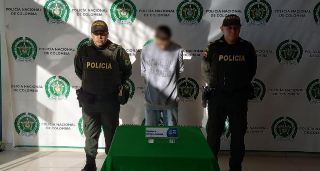 Capturado por por el delito de fabricación, tráfico o porte de armas de fuego o municiones