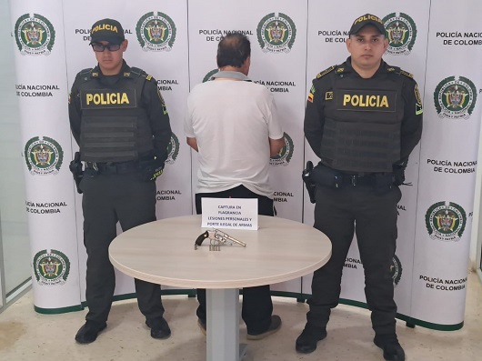 En zona rural del municipio de Chima se logró desarmar al agresor y evitar un homicidio