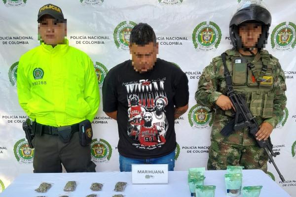 Capturado por el delito de fabricación y porte de estupefacientes