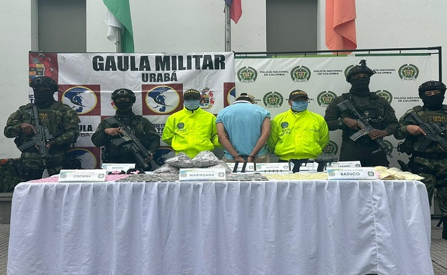 Certero golpe al microtráfico en Urabá