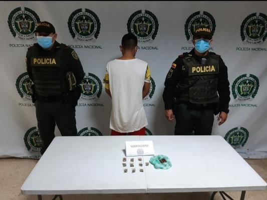 Capturado por estupefacientes 