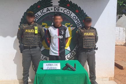 En el municipio de la Loma, Cesar, ciudadano realizó disparos al personal policial, momentos en que lo iban a capturar