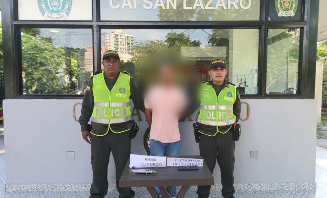 Capturado en flagrancia por hurto