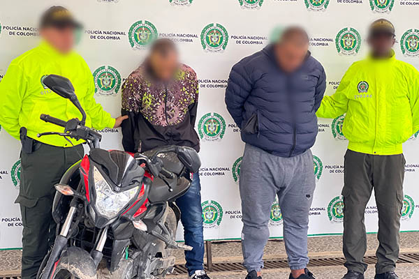 Capturados por hurto 