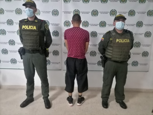 Capturado en flagrancia hombre de 29 años de edad por el delito de lesiones personales