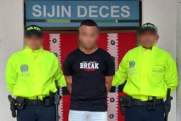 Capturado por orden judicial.