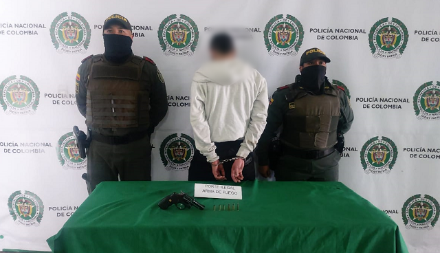 “Manuel” de 26 años deberá responder por porte ilegal de armas de fuego