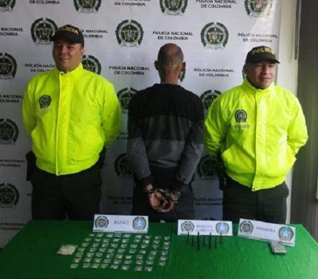 Capturado por tráfico de sustancias estupefacientes y porte ilegal de armas de fuego