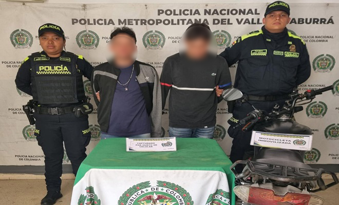 capturados 2 hombres de 21 y 23 años por hurto