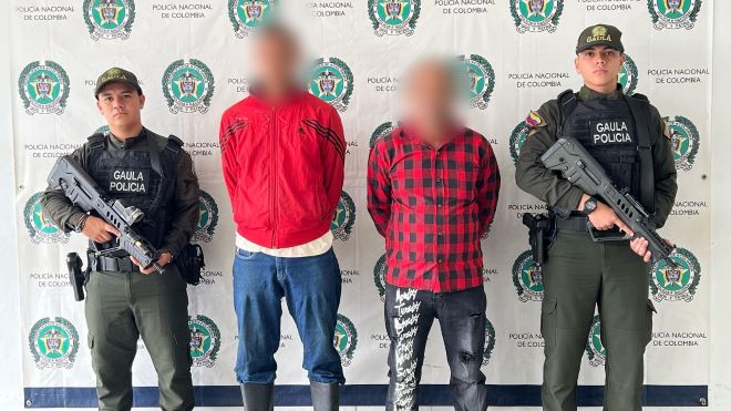 Así cayeron 'Araño' y 'Wasabro', del frente 'Adán Izquierdo' y alias Pedro, de la disidencia 'Jaime Martínez'.