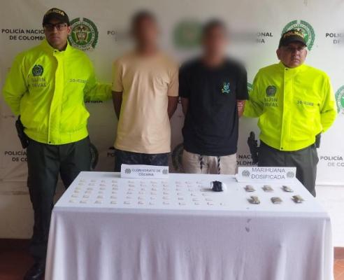 Se logró capturar dieciséis personas, como la incautación de estupefacientes