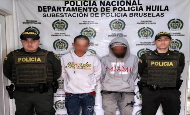 Dos reconocidos delincuentes habrían hurtado varios artículos 
