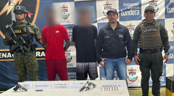 capturados en flagrancia 