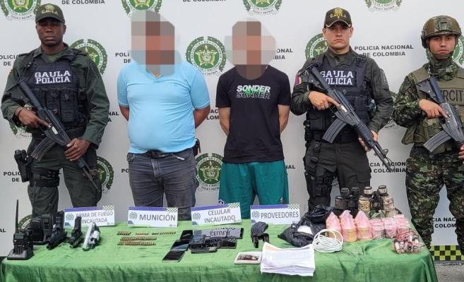 capturados integrantes de la estructura frente 57