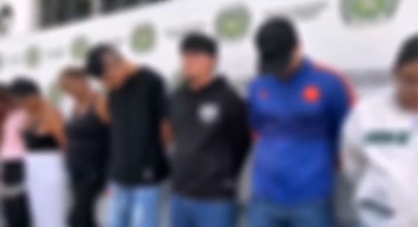 capturados mediante registro de allanamiento