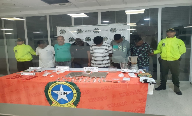 Desarticulada banda delincuencial dedicada al trafico de estupefacientes