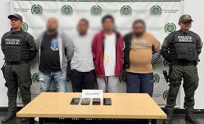 capturados por extorsión 