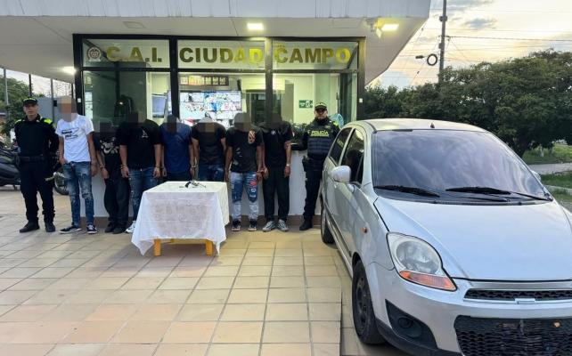 capturados por los delitos de hurto a residencias