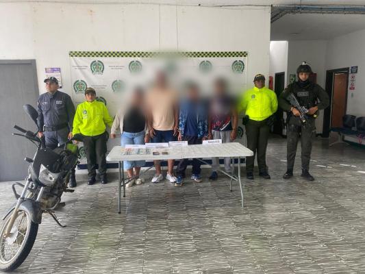 capturados presuntos integrantes del grupo Los Piñeros