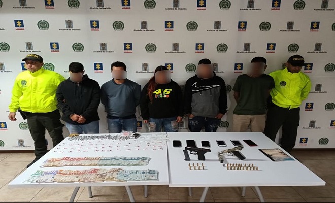 Capturados cuatro coordinadores y un integrante de grupo multicrimen en Robledo