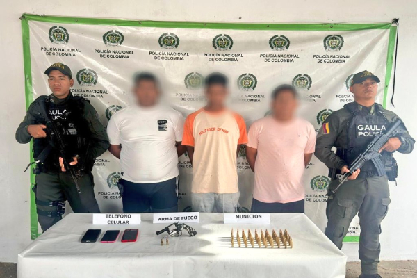 capturados por extorisión en Maicao