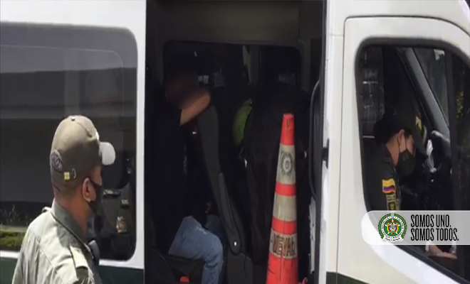 capturados por violación de medida sanitaria