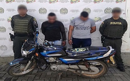 En las acciones policiales se capturaron cuatro personas por el delito de receptación y hurto