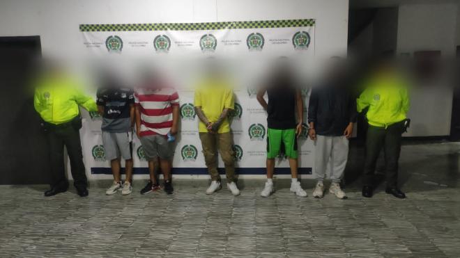 Capturados ‘Los Chacales’ dedicados al hurto en la modalidad de atraco, en los municipios de Buga y Yotoco 