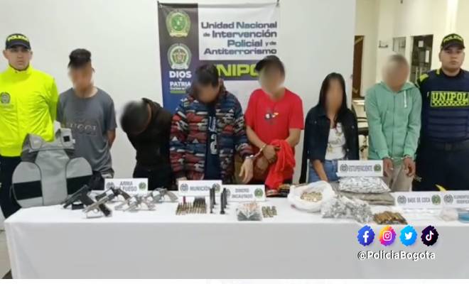 Dedicadas al tráfico local de estupefacientes y porte ilegal de armas en la localidad de Santa Fe,