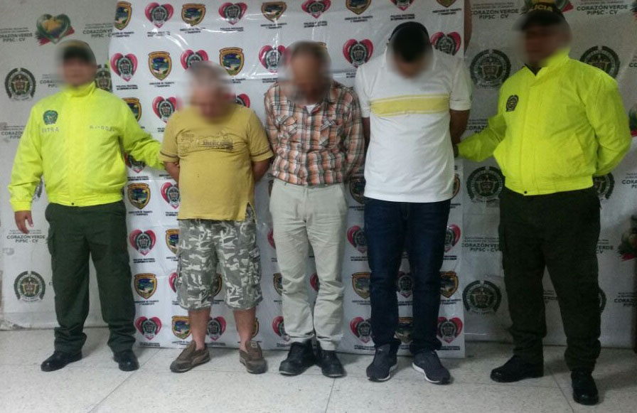 Capturados por la Seccional de Transito y Transporte