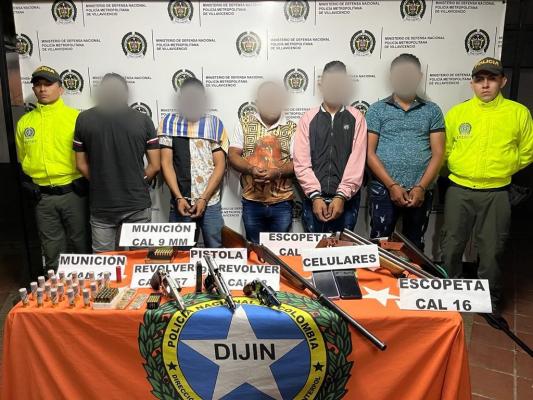 Capturados cinco integrantes del clan del golfo al servicio de la subestructura Gonzalo Oquendo 