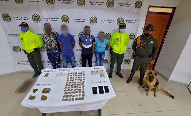 Capturados cuatro miembros de una misma familia en Puerto Carreño.