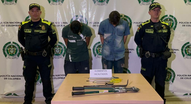 Pretendían hurtar elementos de una vivienda