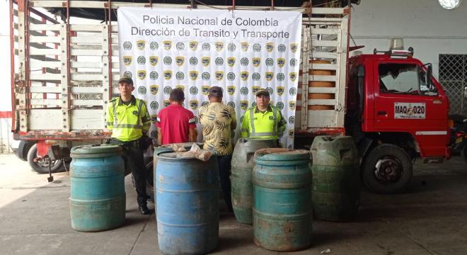 Capturados dos sujetos por el delito de receptación de hidrocarburos