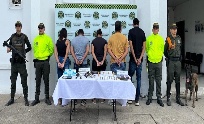 Personas capturadas en medio de dos diligencias de allanamiento