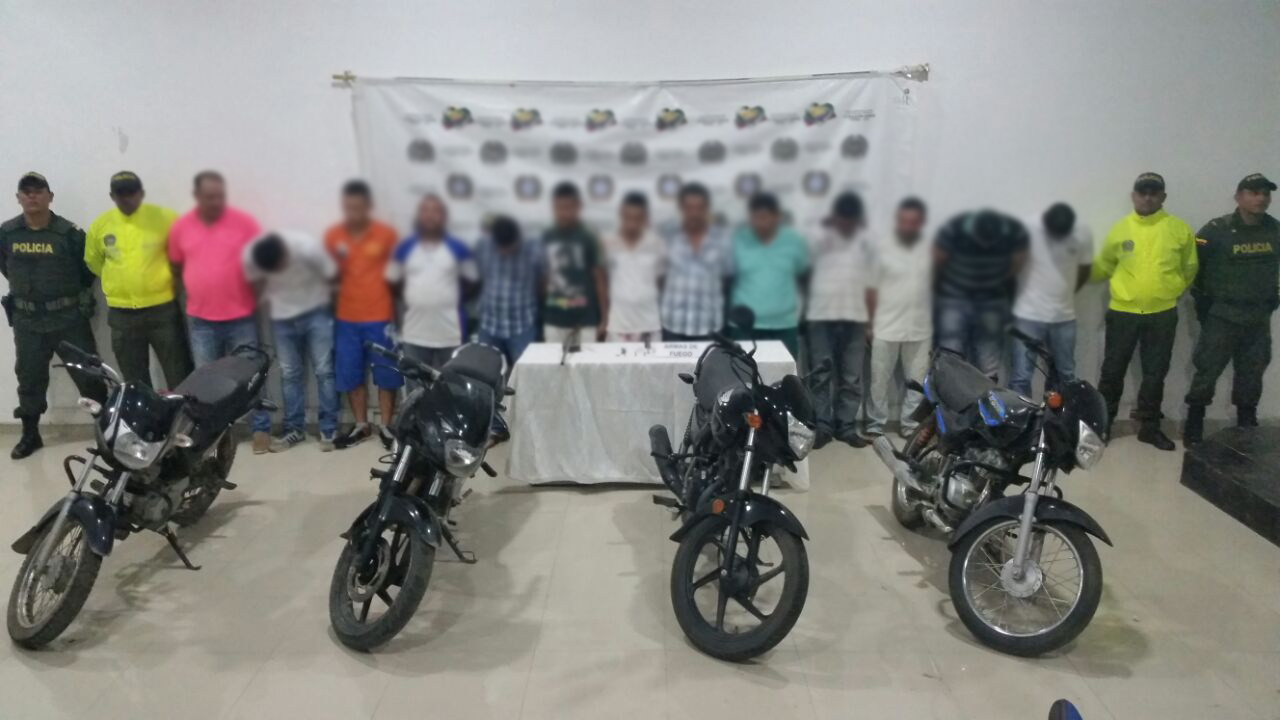 Estas personas se dedicaban al hurto de Motocicletas