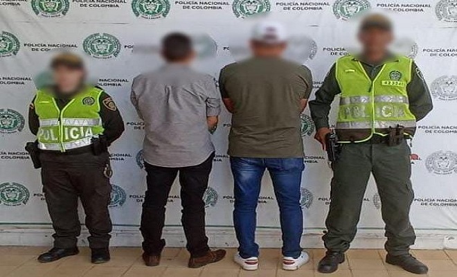 Capturados por extorsión 
