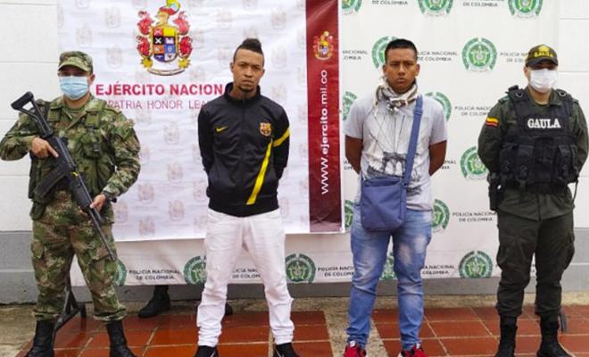 capturados por extorsión