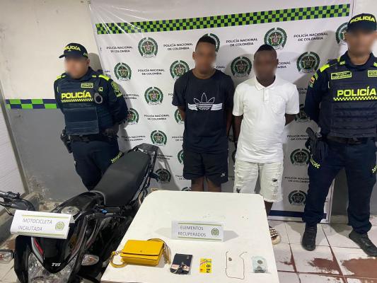 Once personas capturadas en ofensiva de la Policía de Cartagena en contra el robo a mano armada y el raponazo