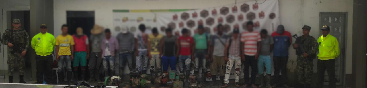 Los operativos fueron realizados en zona rural del municipio de San José de Uré