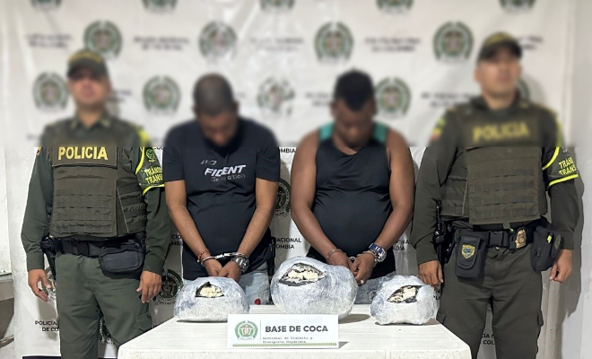 Capturados con 149 kilos de estupefacientes  