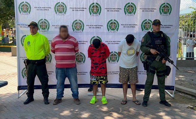 Alias 'Diomedes, El Paisa y  Pitufo'