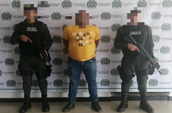 Capturamos un sujeto por extorsión